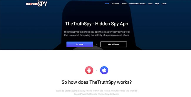 Top 10 Best Keylogger Apps for Android 6 App 2: TheTruthSpy