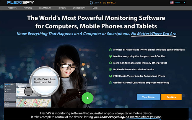 Top 10 Best Keylogger Apps for Android 4 FlexiSPY App