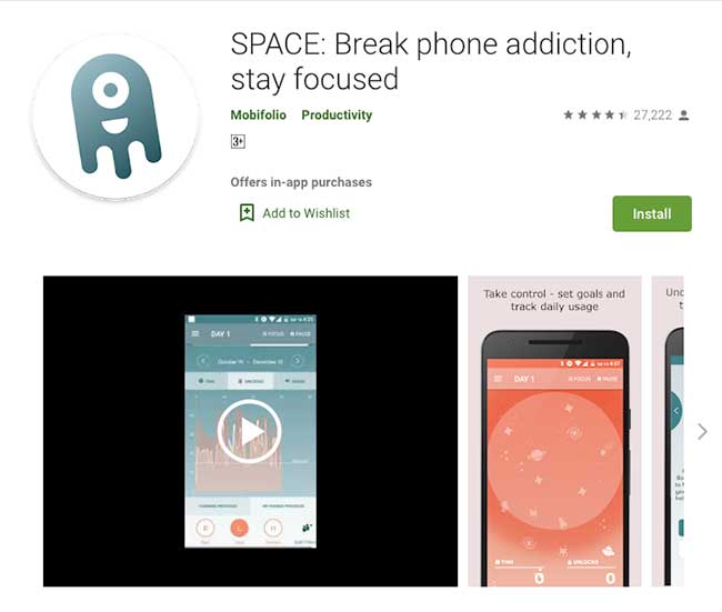 BreakFree SPACE App