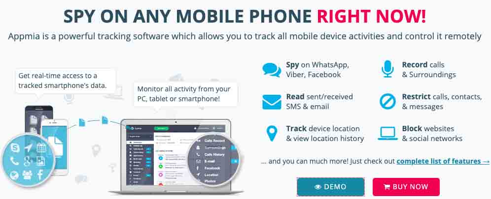 50 Best Undetectable Spy Apps: Reviewed & Rated 12 Appmia Mobile Spy